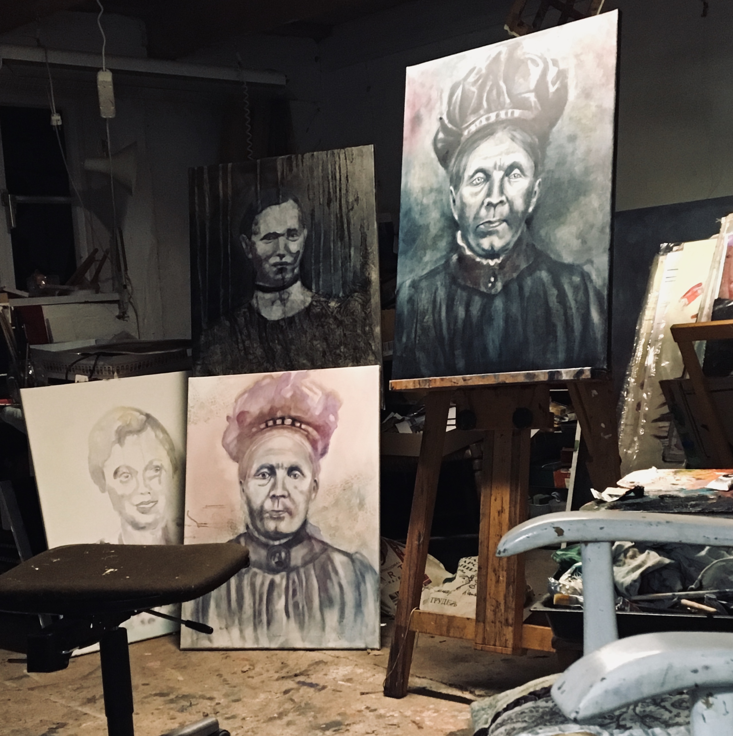 in my studio - work in process 2019